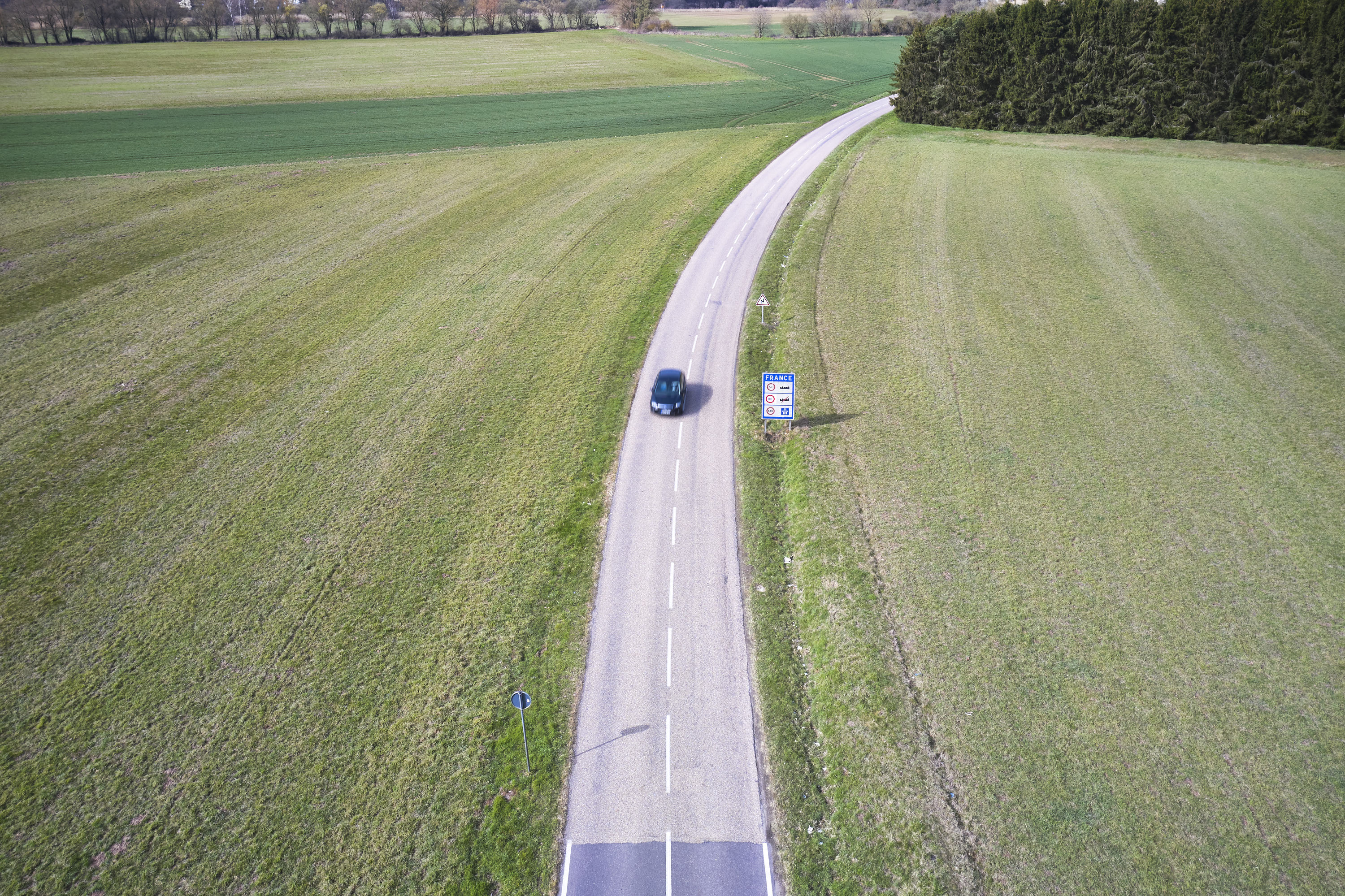 Immer noch: Grenzübergange in Corona-Zeiten..., Saarland, Lothringen, Luxemburg — Aufnahme 94