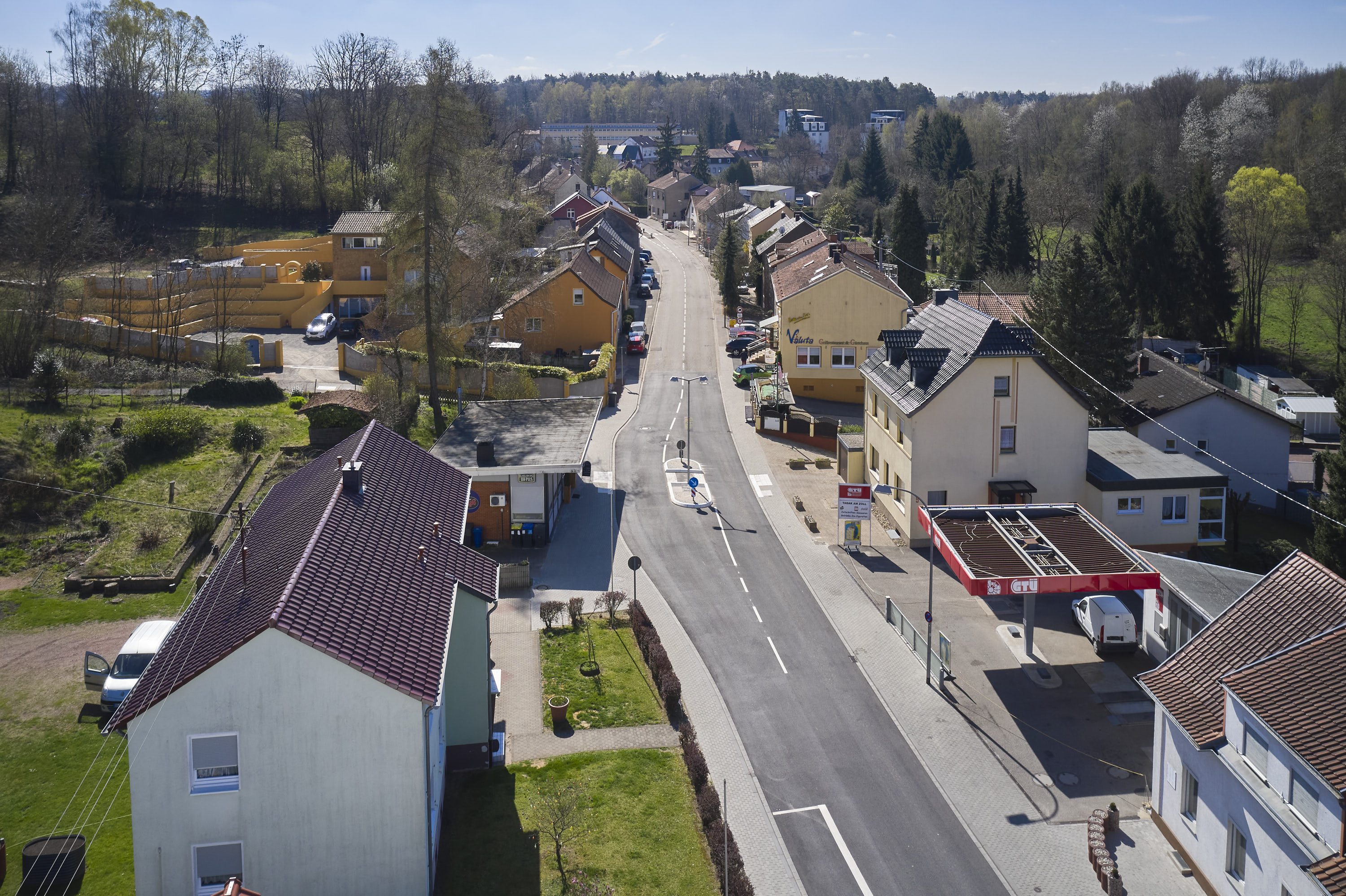 Immer noch: Grenzübergange in Corona-Zeiten..., Saarland, Lothringen, Luxemburg — Perspektive 63