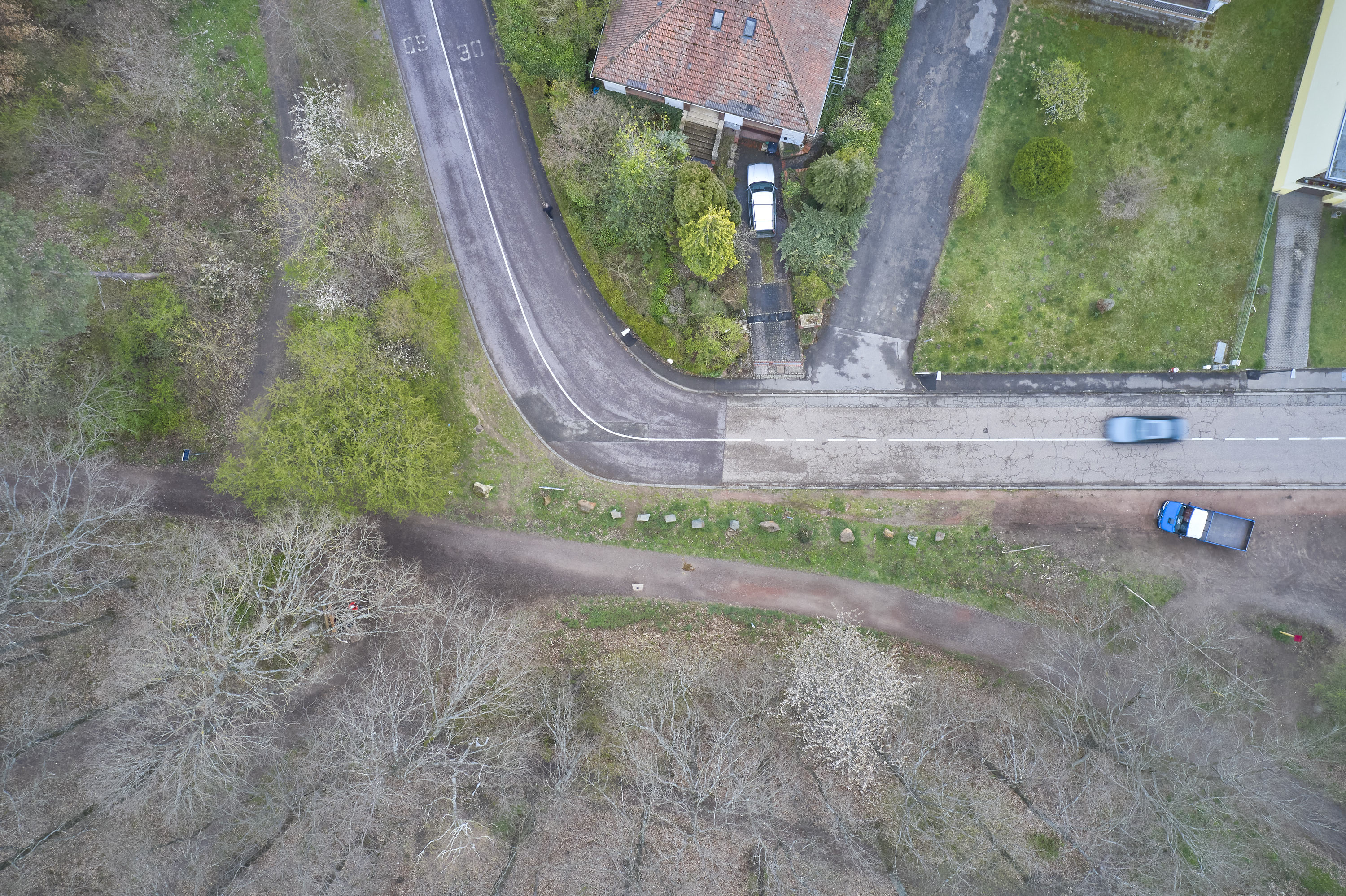 Immer noch: Grenzübergange in Corona-Zeiten..., Saarland, Lothringen, Luxemburg — Aufnahme 64