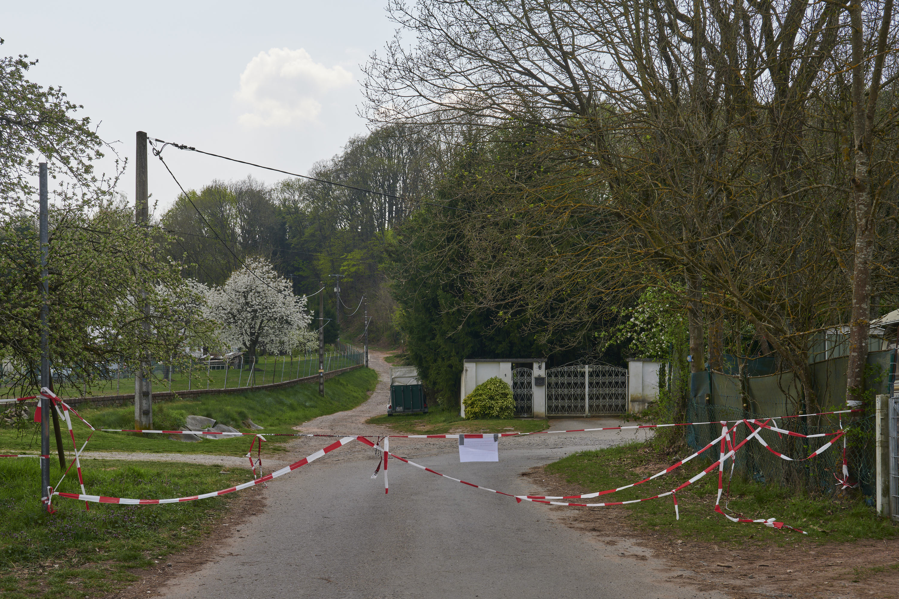 Immer noch: Grenzübergange in Corona-Zeiten..., Saarland, Lothringen, Luxemburg — Perspektive 53