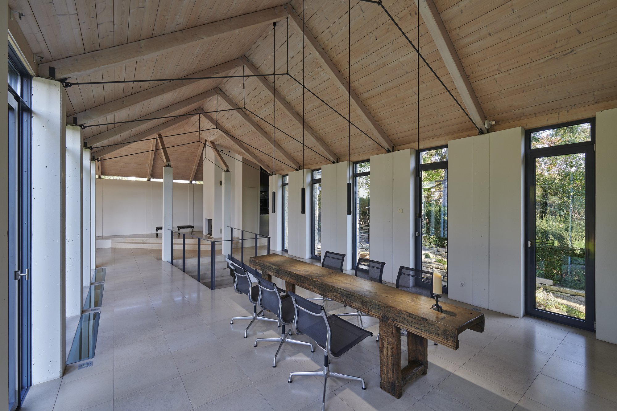 Architekturfotografie Haus S., Bliesgau — Derselbe Wohnraum aus der Gegenrichtung