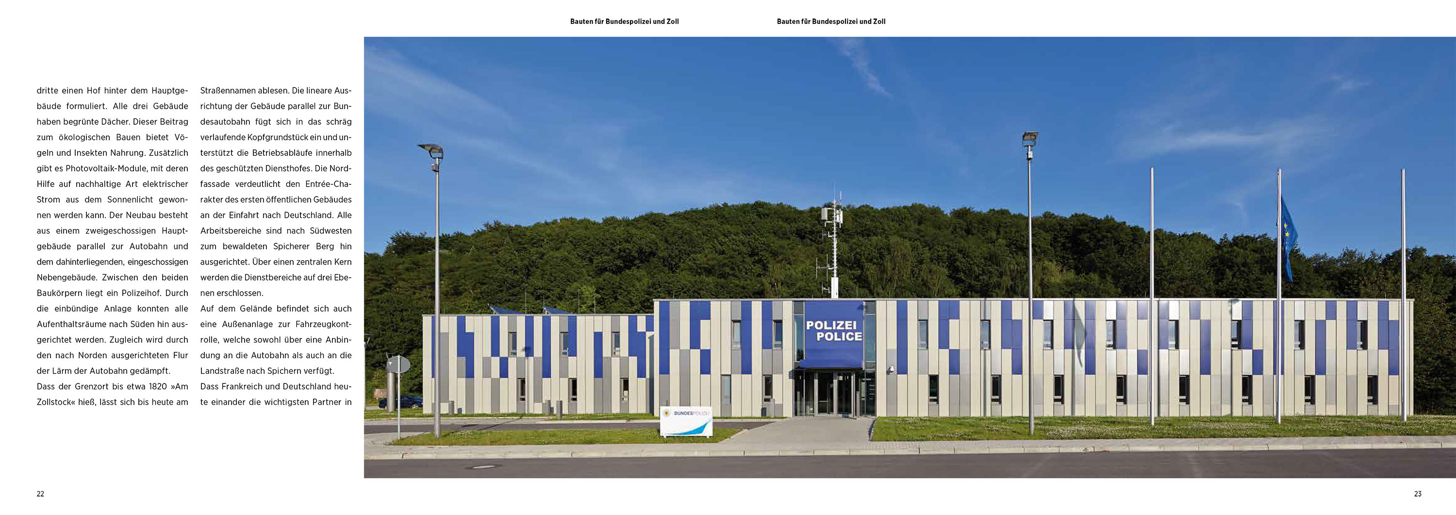 Bauen für den Bund im Saarland — Das Revier der Bundespolizei in Saarbrücken von Hepp+Zenner Architekten