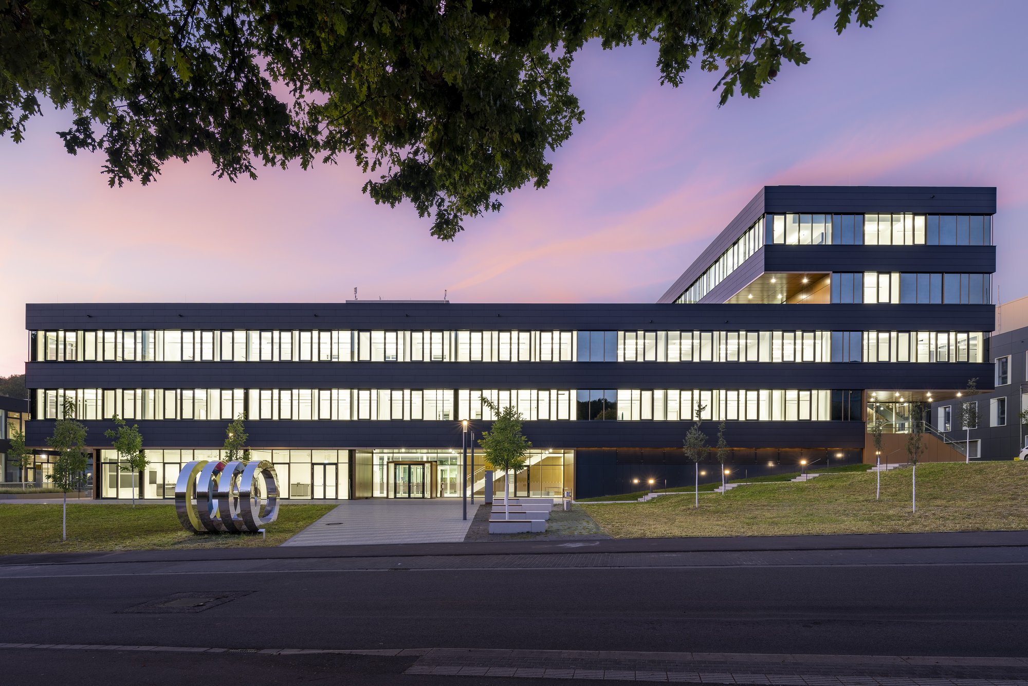 Architekturfotografie Zentrum für Biophysik ZBP, Saarbrücken